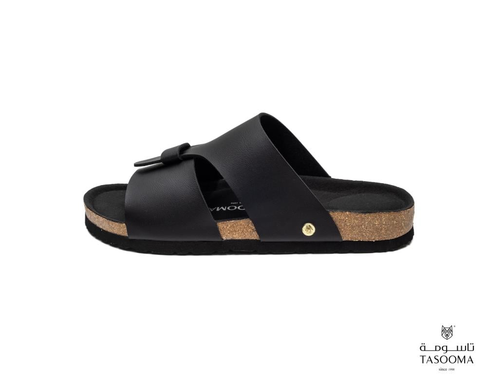 P نعال مريح  من تاسومة 25001 - BLACK