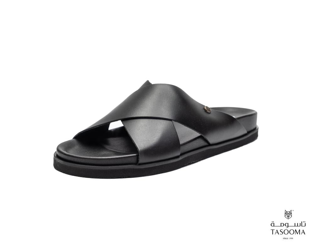 P نعال اسباني من تاسومة 22026 - BLACK
