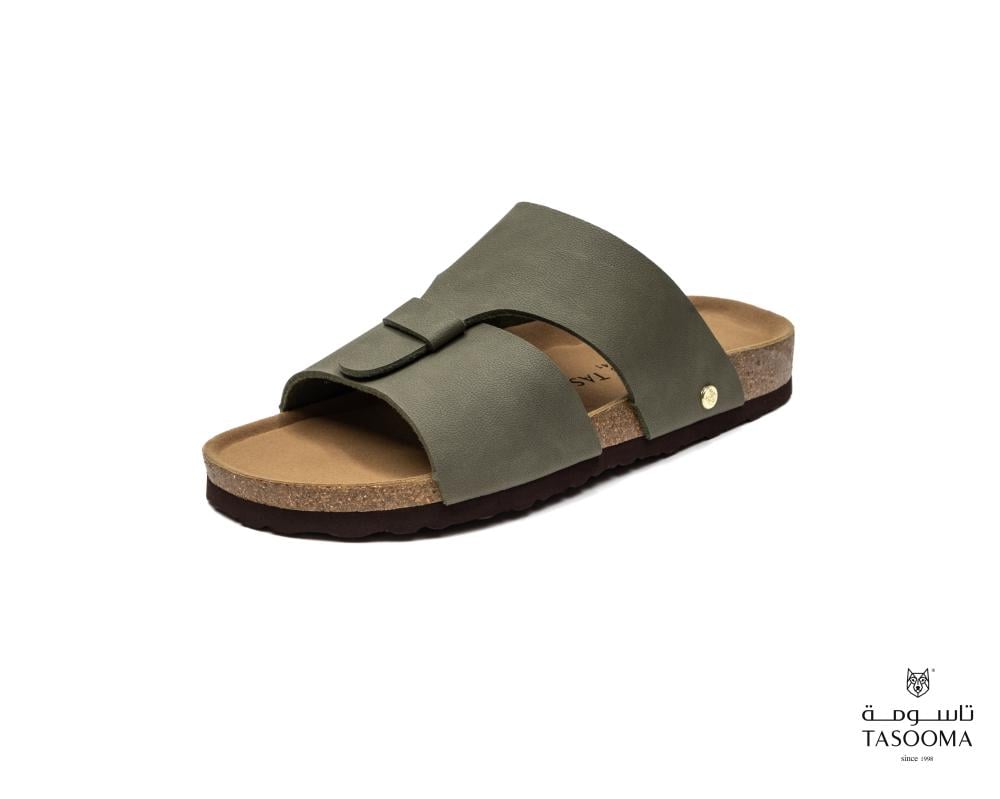 P نعال مريح  من تاسومة 25001 - KHAKI