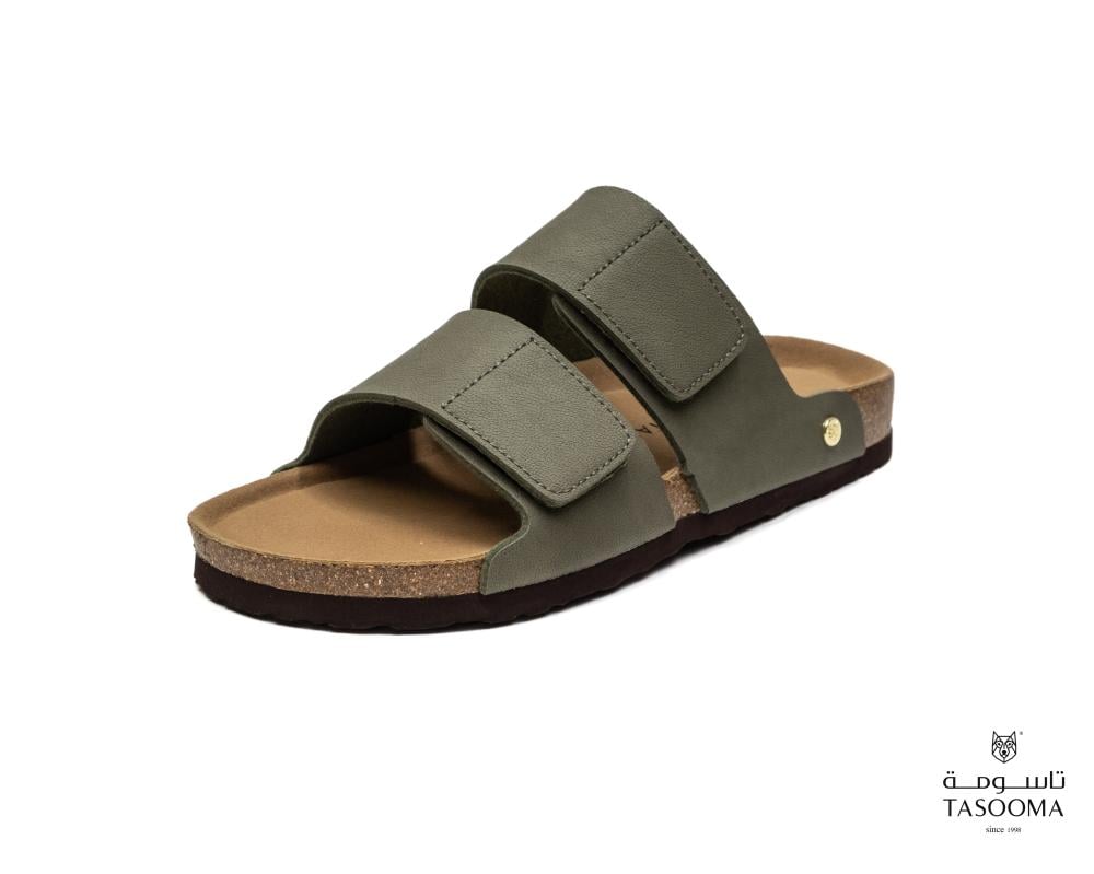 P نعال مريح  من تاسومة 25003 - KHAKI