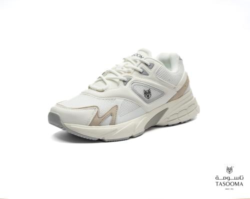 P حذاء رياضي من تاسومة 13004 / White - Grey