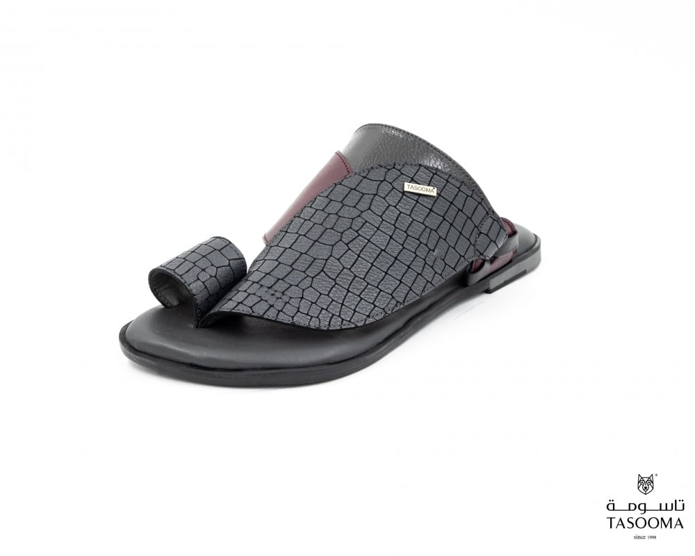 حذاء شرقي من تاسومة-نعل نحيف 05096 / GREY / 211