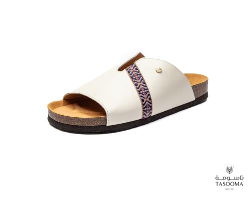 P نعال اسباني من تاسومة 22022 / WHITE
