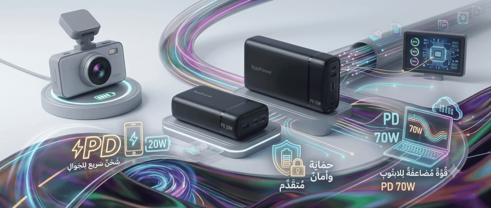 قوة وأمان في جيبك: دليلك الشامل لاختيار الباور بانك المثالي لجوالك ولابتوبك