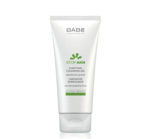 بابى جل منظف للبشرة الدهنية وحب الشباب 200 مل | Babe Stop Akn Purifying Cleansing Gel 200ml