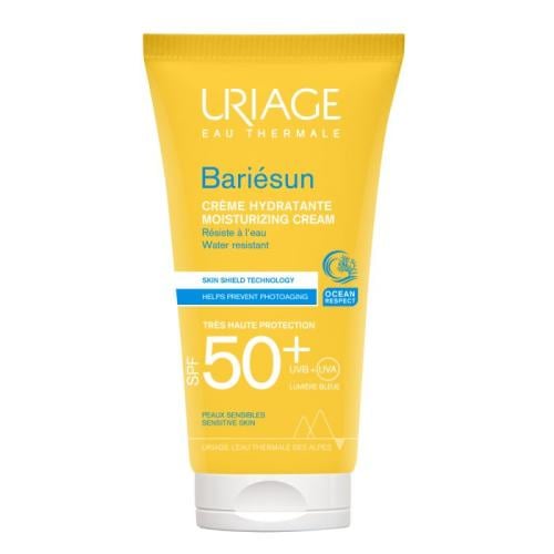 يورياج باري صن واقي شمس مرطب للوجه مع فيتامين E | حماية عالية جدًا +SPF50 50 | Uriage Bariesun SPF 50+ Cream 50ml