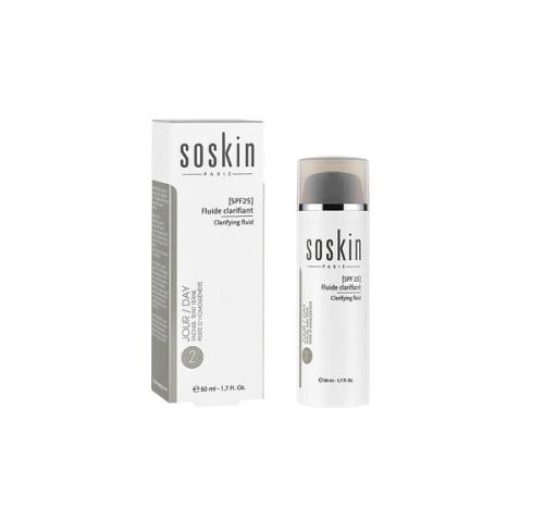 سوسكن سائل واقي من الشمس بمعامل حماية 25 - 50 مل | Soskin Clarifying Fluid SPF25 50 ml