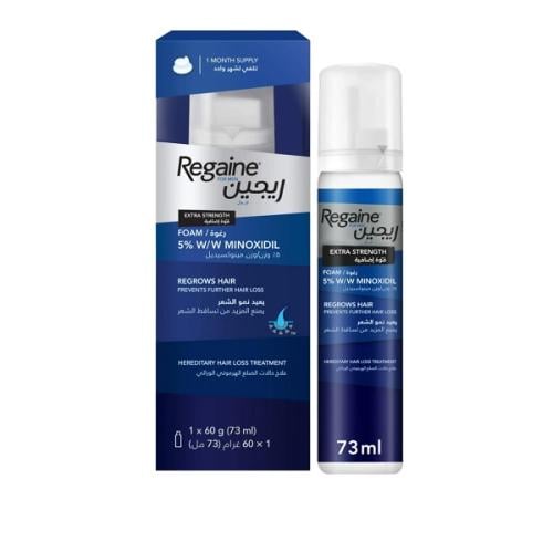 Regaine Men Foam 5% 73ML | ريجين رفوة للرجال 5% 73...