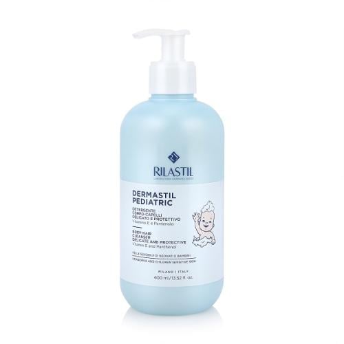 غسول جسم وشعر ديرماستيل للأطفال - 400 مل | Rilastil Dermastil Pediatric Body-Hair Cleanser - 400ml