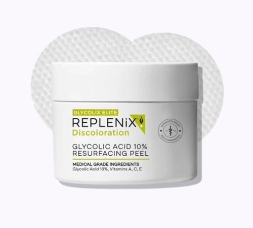 ريبلينيكس جلايكوليك أسيد 10٪ مسحات مقشرة | Replenix Glycolic Acid 10% Peel - 60 Pads