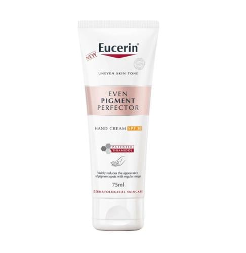 يوسرين كريم مفتح لليدين مع حماية من الشمس SPF 30 75 مل | Eucerin Even Pigment Perfector Hand Cream SPF 30 75ml