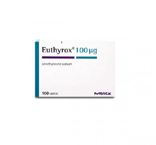 اثيروكس 100 مكجم 100 قرص | Euthyrox 100 Mcg Tablet 100pcs
