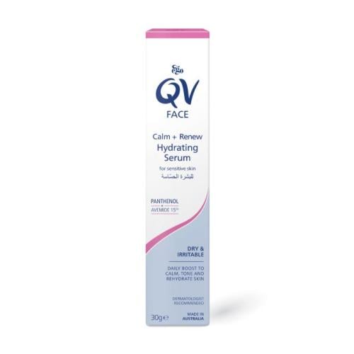 ايجوكيوفي مصل ترطيب الوجه الهادئ و تجديد البشرة 30 جم | Ego Qv Face Calm Plus Renew Hydrating Serum 30g