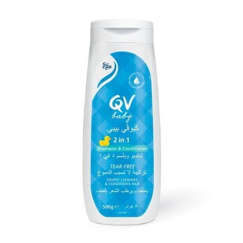 Ego QV Baby Shampoo & Conditioner 2 in 1 200 gm | إيجو كيوفي بيبي شامبو و بلسم 2 في 1 200 جم