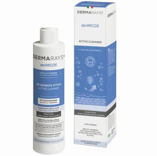 DERMARAYS DERMICOS ACTIVE CLEANSER 250ML | ديرمارايس ديرميكوس غسول منظف لنظافة الجلد 250 مل