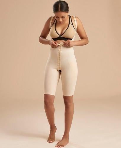 يكون بشناكل لشد و شفط البطن و الظهر و حقن الخفسات مقاس Large | Female thigh-length girdle with suspenders & high-back Size Large