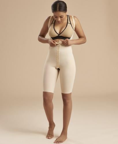 يكون بشناكل لشد و شفط البطن و الظهر و حقن الخفسات مقاس Medium | Female thigh-length girdle with suspenders & high-back Size Medium