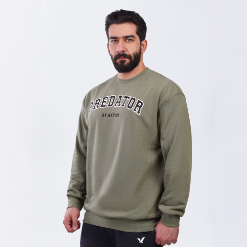 Predator rounded-neck longsleeves - Olive