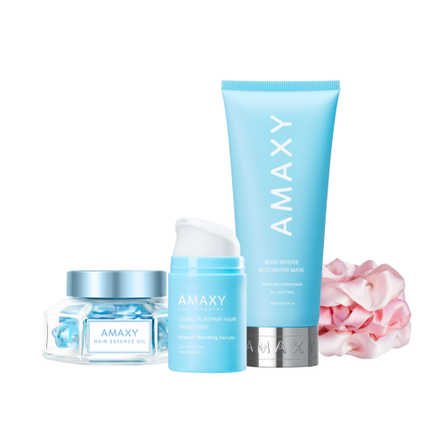 Amaxy hair repair set | يعالج الشعر التالف من الصب...