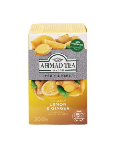 ليمون وزنجبيل 20 كيس مغلف - Lemon & Ginger