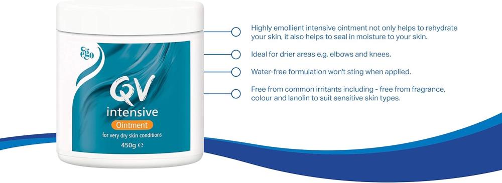 كيوفي مرهم مكثف للبشرة الحساسة المعرضة للأكزيما - 450 جم