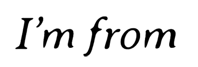 ايم فروم - I'm from