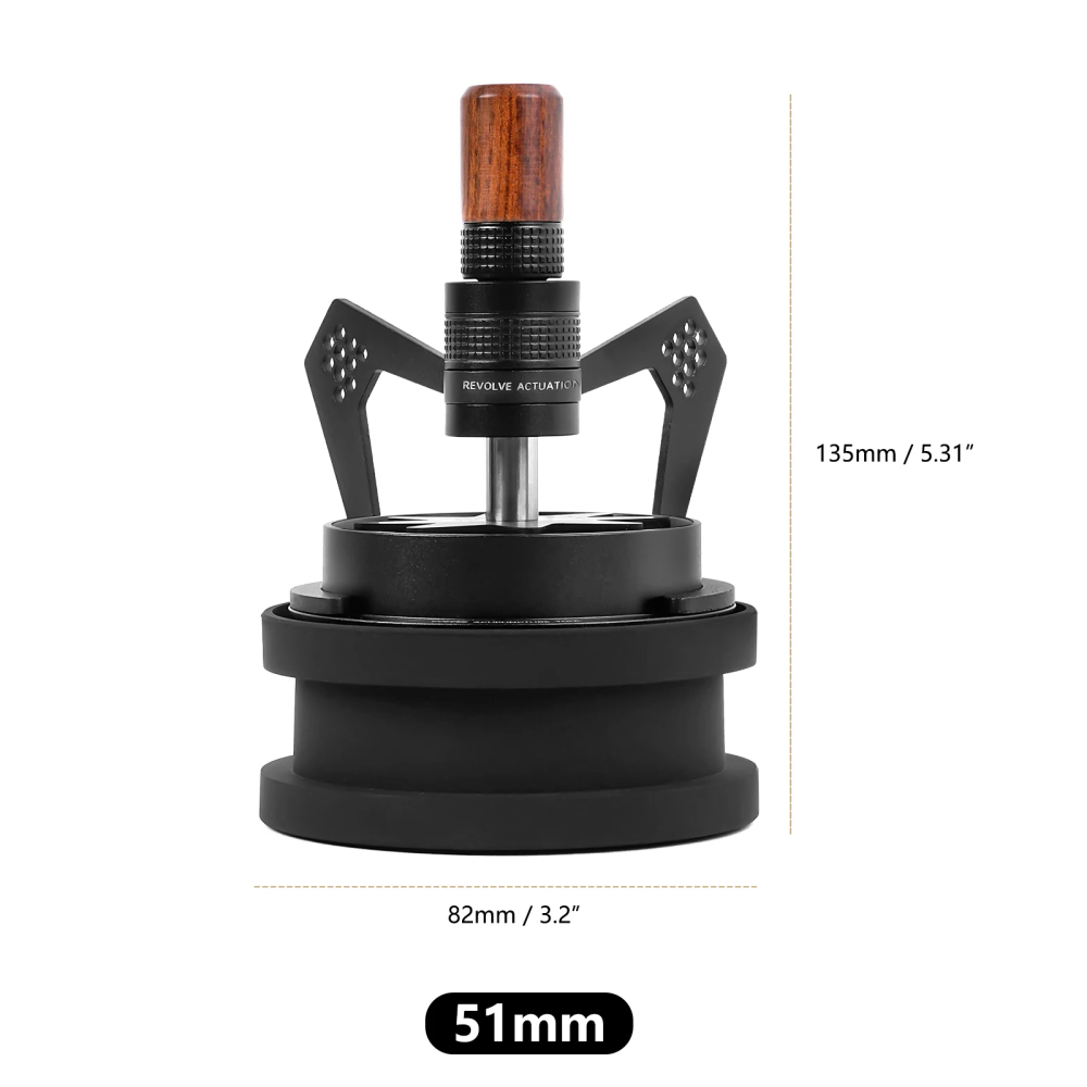 محرّك إسبريسو من IKAPE مع حامل ، أداة توزيع باريستا ، أدوات دوارة WDT ، محرّك إسبريسو مع حامل ، قهوة ، 8 إبر