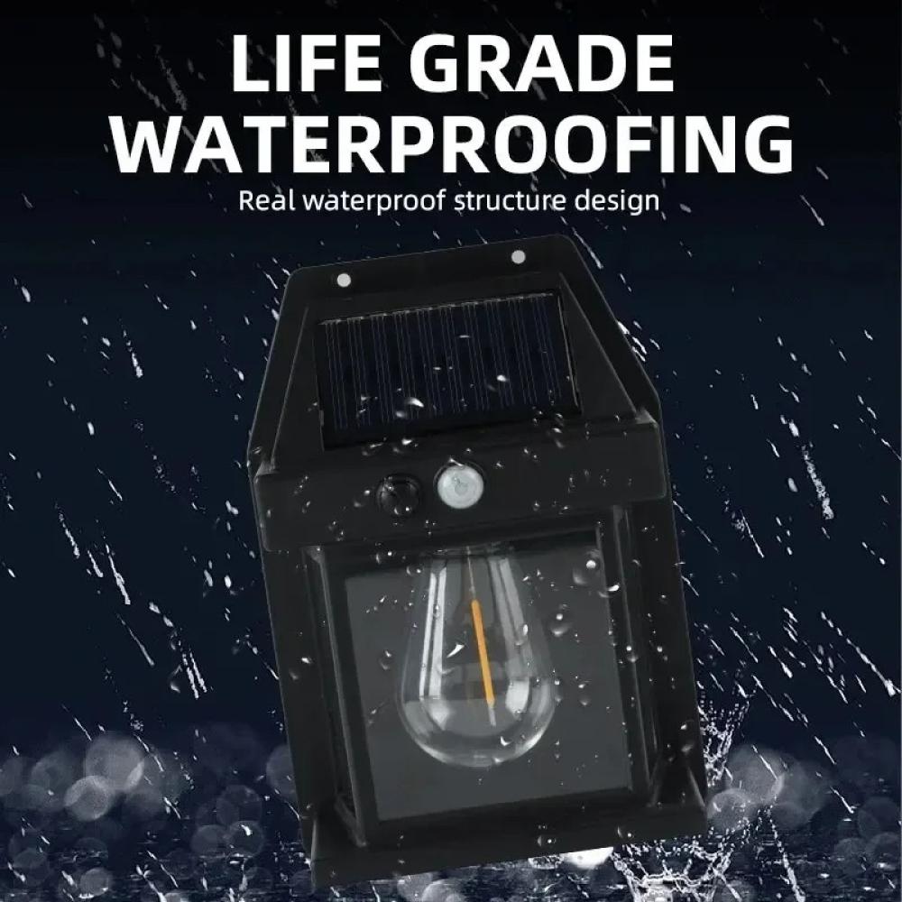 مصباح جداري مقاوم للماء بالطاقة الشمسية