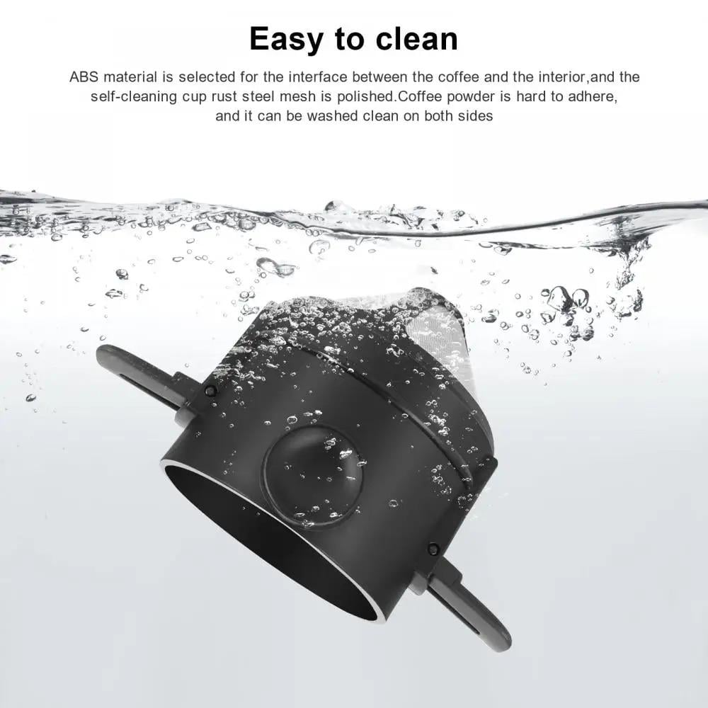 طوي المحمولة تصفية القهوة صانع القهوة الفولاذ المقاوم للصدأ بالتنقيط حامل الشاي القهوة قابلة لإعادة الاستخدام ورقة صب أكثر من القهوة المنقط