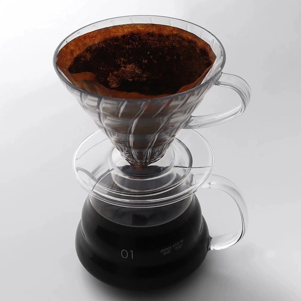 طقم تقطير القهوة بالصب