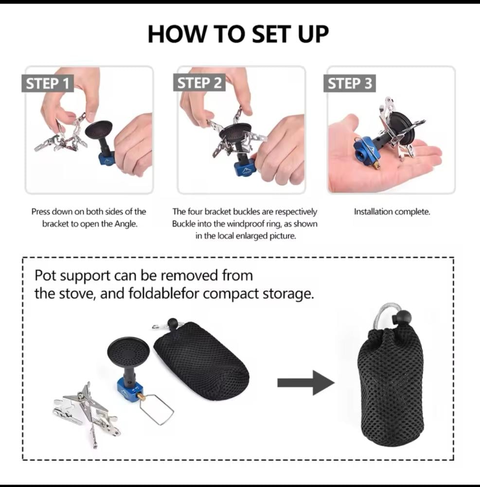 قاعدة موقد رائع لرحلات ولتخييم ولصنع القهوة