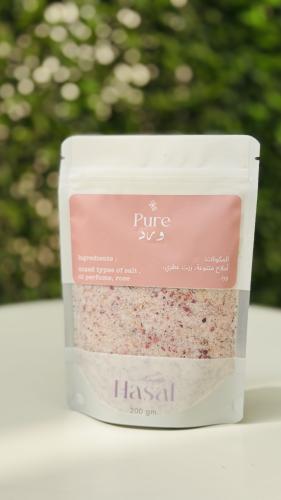 أملاح الاستحمام برائحة الورد pure