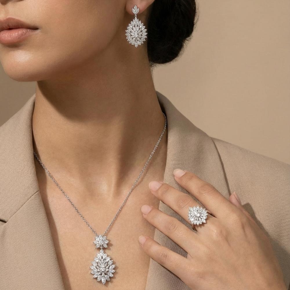 طقم 3 قطع مطلي ذهب