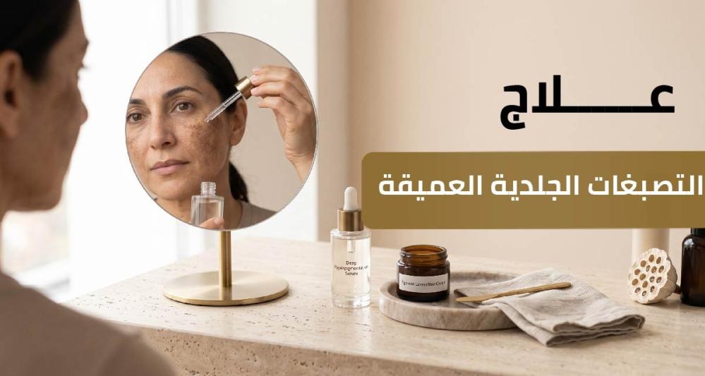 علاج التصبغات الجلدية العميقة