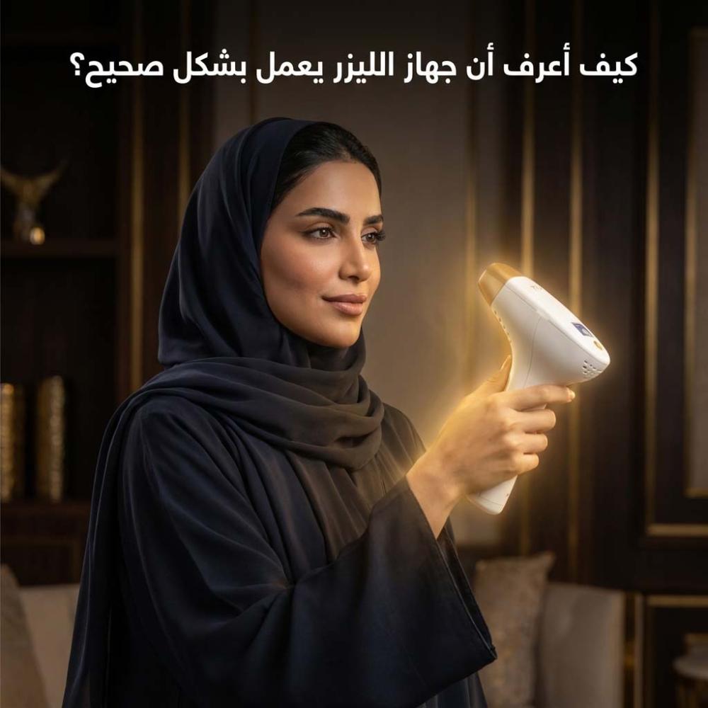 كيف اعرف ان جهاز الليزر يعمل بشكل صحيح