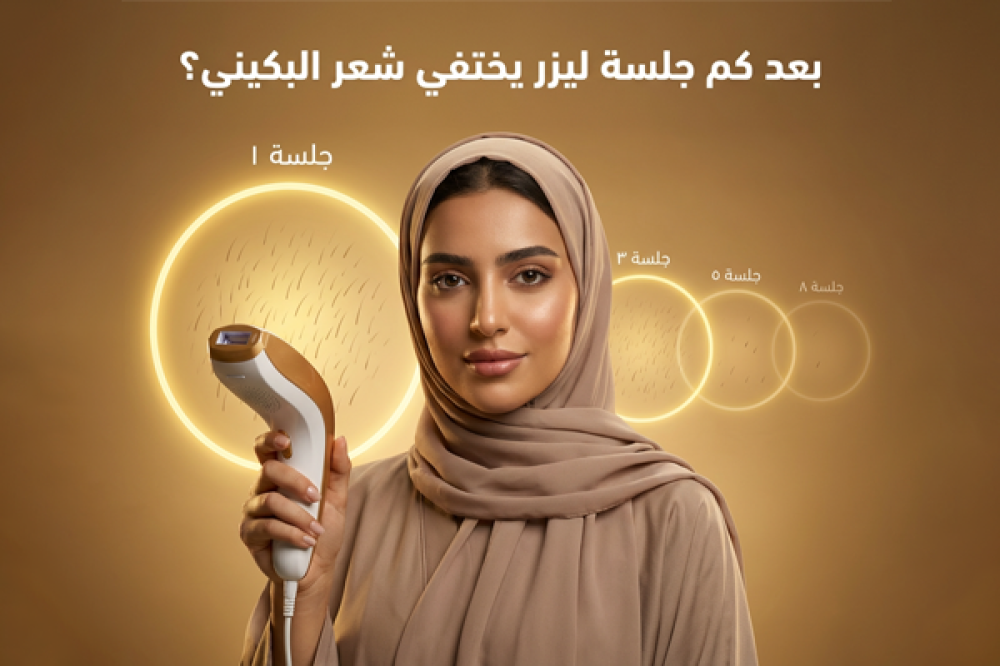 بعد كم جلسة ليزر يختفي شعر البكيني