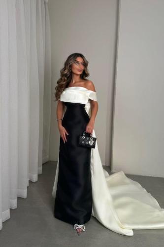 فستان سهرة خامة ميكادو