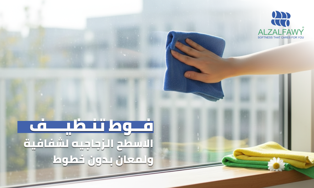 فوط تنظيف الاسطح الزجاجيه