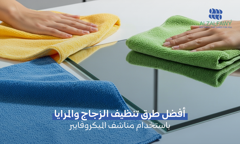 أفضل طرق تنظيف الزجاج والمرايا باستخدام مناشف الميكروفايبر
