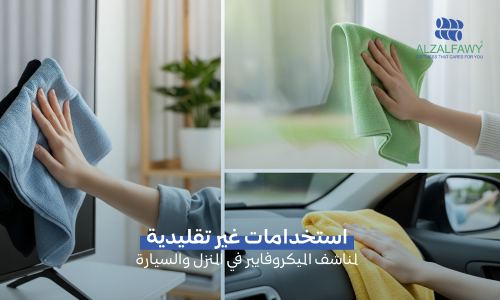 استخدامات غير تقليدية لمناشف الميكروفايبر في المنزل والسيارة