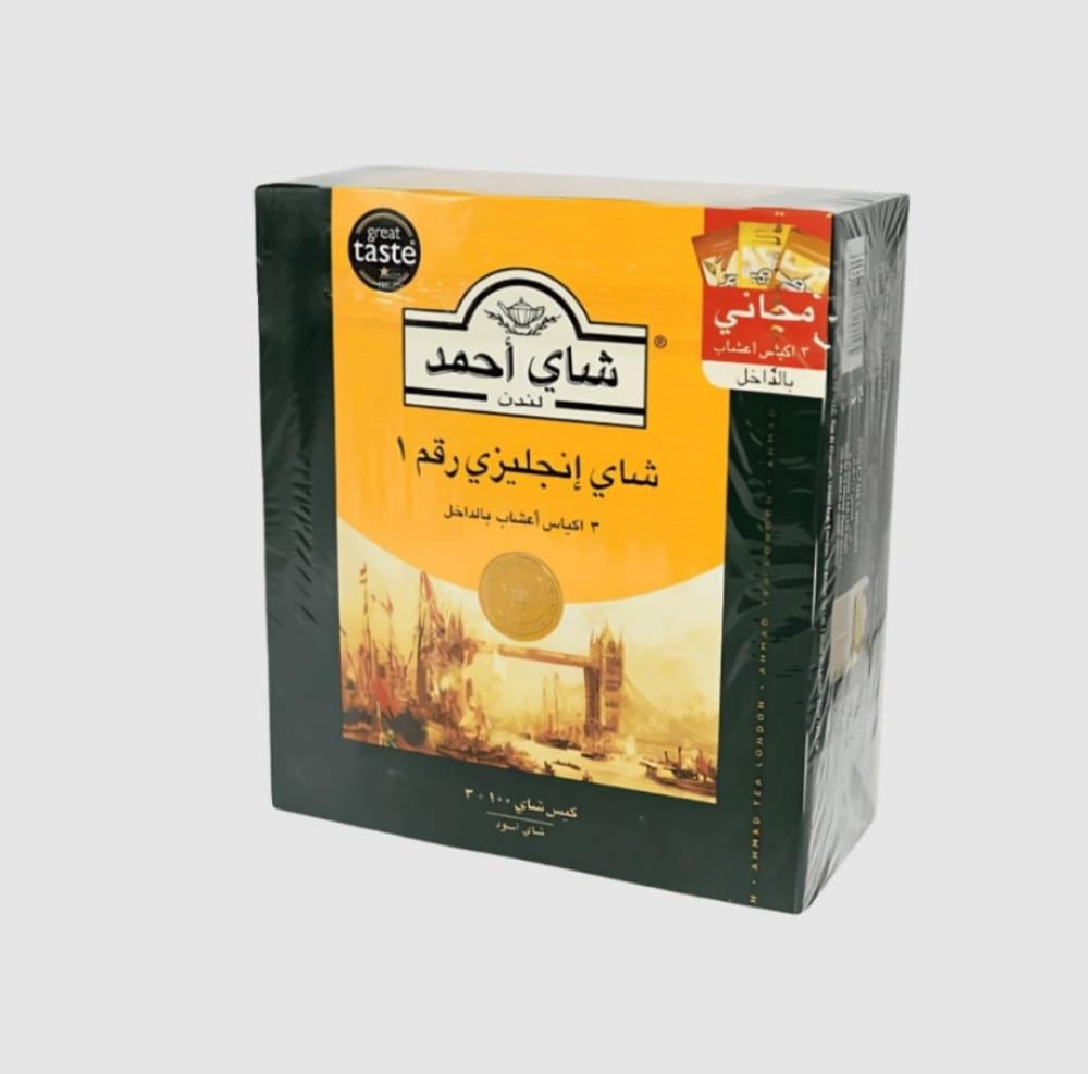 شاي انجليزي احمد  اصفر علاق100كيس