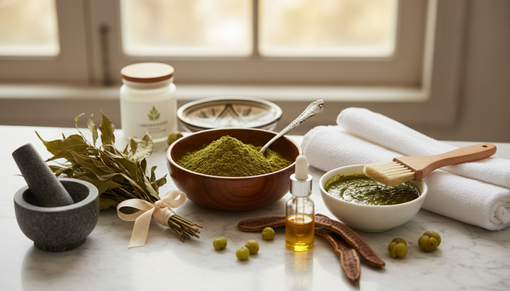 فوائد الحناء للشعر الدهني والقشرة