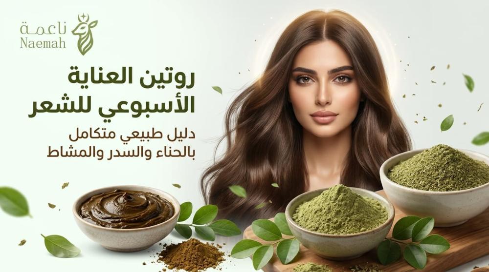 روتين العناية الأسبوعي بالشعر بالحناء والسدر — دليل عملي لكل نوع شعر