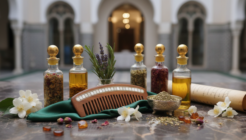 المشاط الملكي: سر الجدات لتطويل وتعطير الشعر في دليل شامل