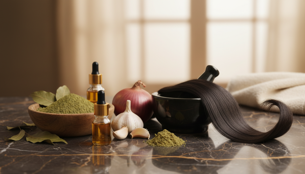 ماسك السدر والبصل والثوم: القنبلة لتكثيف الشعر