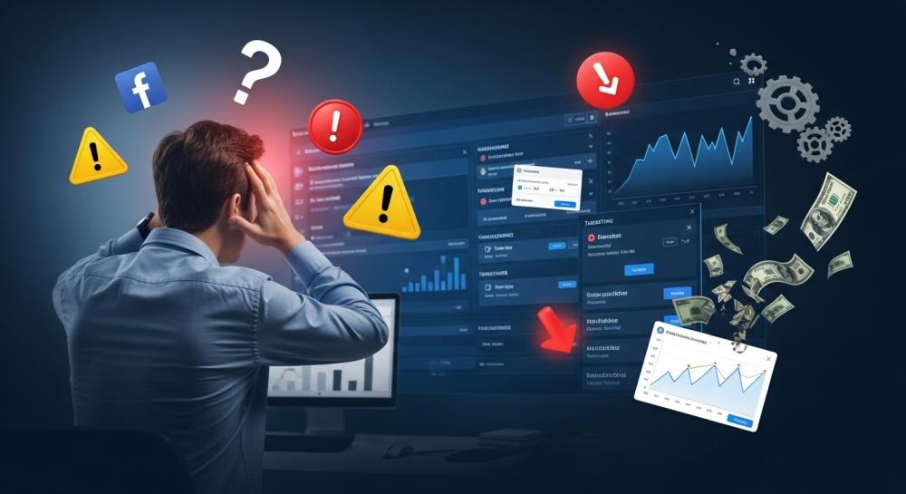أخطاء قاتلة في إعلانات فيسبوك وكيفية تجنبها