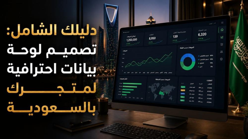 تصميم لوحة بيانات احترافية