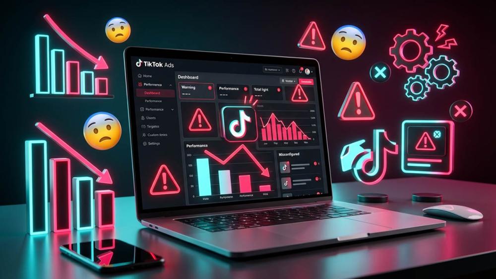 أخطاء إدارة الحملات الإعلانية على تيك توك