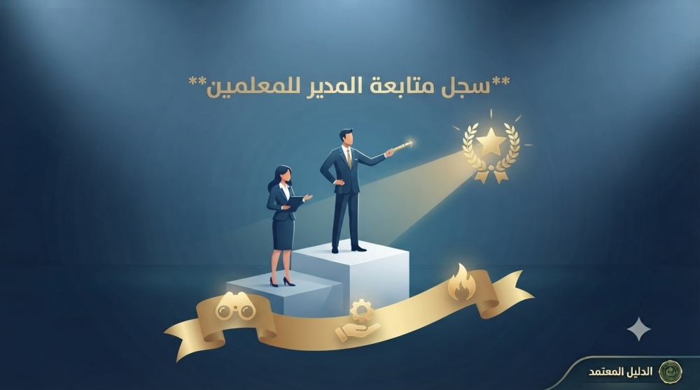 سجل-متابعة-المدير-للمعلمين