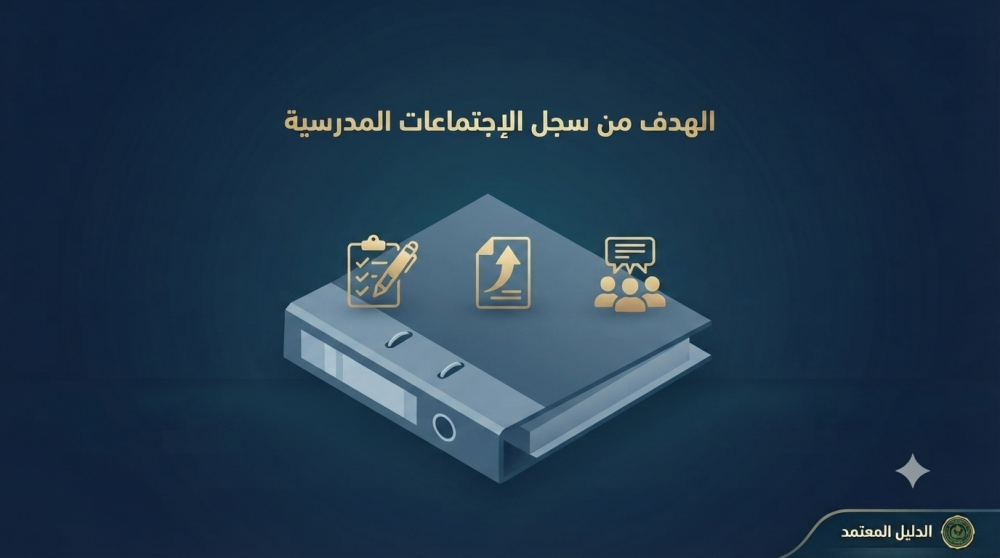 دليل شامل: ما هو الهدف من سجل الاجتماعات المدرسية وأهميته في تطوير الإدارة المدرسية؟